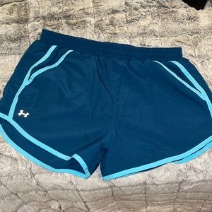 BLUE UNDER AMOUR SHORTS